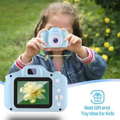 Cool Mango Dětské digitální videokamera, malý herní fotoaparát, 1080p, modrá