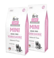 Brit Mini Grain-Free Yorkshire 2x 7 kg hypoalergenní granule bez obilovin pro jorkšírské teriéry