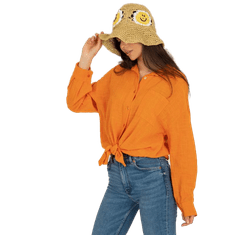 Och Bella Dámská košile oversize Etta OCH BELLA oranžová TW-KS-BI-26698.50_398229 S