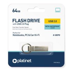 Platinet PENDRIVE USB 2.0 K-Depo 64GB WATERPROOF HARD METAL