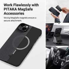 Pitaka MagEZ 3 600D case, black/grey, iPhone 14 Plus