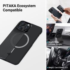Pitaka MagEZ 3 600D case, black/grey, iPhone 14 Pro