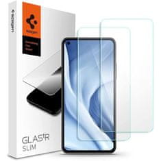 Spigen Spigen Glas tR Slim, 2 Pack - Xiaomi Mi 11 Lite/Xiaomi Mi 11 Lite 5G
