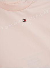 Tommy Hilfiger Sada holčičího trička a kraťasů ve světle růžové barvě Tommy Hilfiger 62