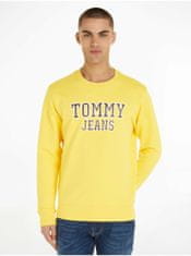 Tommy Jeans Žlutá pánská mikina s potiskem Tommy Jeans Entry Graphi L