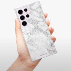 iSaprio Silikonové pouzdro - SilverMarble 14 pro Samsung Galaxy S23 Ultra