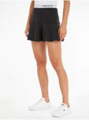 Tommy Jeans Černá dámská sukně Tommy Jeans Logo Taping Skir M