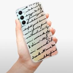 iSaprio Silikonové pouzdro - Handwriting 01 - black pro Samsung Galaxy A34 5G