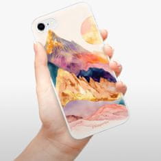 iSaprio Silikonové pouzdro - Abstract Mountains pro Apple iPhone SE 2020