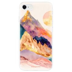 iSaprio Silikonové pouzdro - Abstract Mountains pro Apple iPhone SE 2020