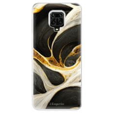 iSaprio Silikonové pouzdro - Black and Gold pro Xiaomi Redmi Note 9 Pro