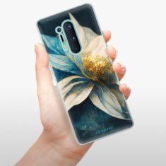 iSaprio Silikonové pouzdro - Blue Petals pro OnePlus 8 Pro