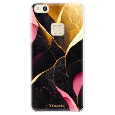iSaprio Silikonové pouzdro - Gold Pink Marble pro Huawei P10 Lite