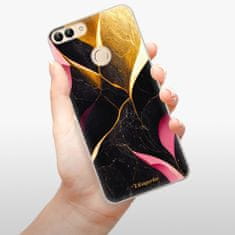 iSaprio Silikonové pouzdro - Gold Pink Marble pro Huawei P Smart