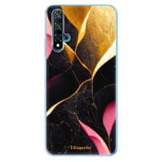 iSaprio Silikonové pouzdro - Gold Pink Marble pro Huawei Nova 5T