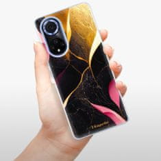 iSaprio Silikonové pouzdro - Gold Pink Marble pro Huawei Nova 9