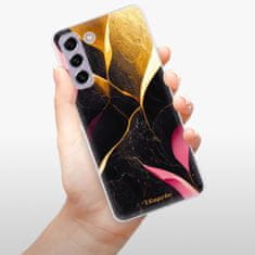 iSaprio Silikonové pouzdro - Gold Pink Marble pro Samsung Galaxy S21 FE 5G