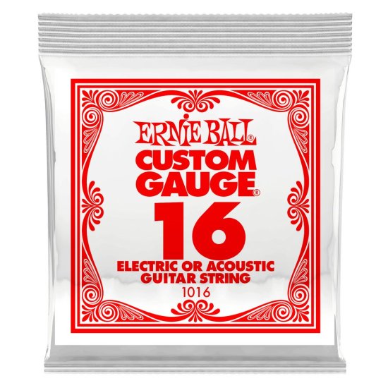 Ernie Ball 1016 .016 Electric Plain Single String - jednotlivá struna - 1ks
