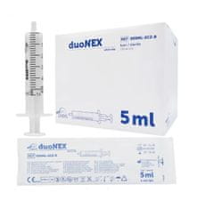 ZARYS Injekční stříkačka duoNEX, 2 dílná, Luer, sterilní, 2ml,3ml,10ml, 100ks Objem: 10 ml