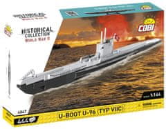 Cobi COBI 4847 II WW U-Boot U-96 typ VIIC, 1:144, 444 k