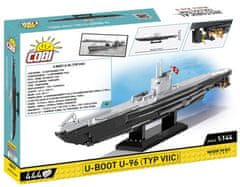 Cobi COBI 4847 II WW U-Boot U-96 typ VIIC, 1:144, 444 k