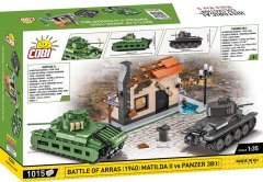 Cobi COBI 2284 II WW Battle of Arras Matilda II vs Panzer 38, 1:35, 1015 k