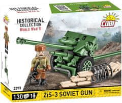 Cobi COBI 2293 II WW ZiS 3 Soviet gun, 1:35, 130 k, 1 f