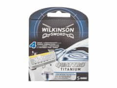 Wilkinson Sword 5ks quattro titanium, náhradní břit