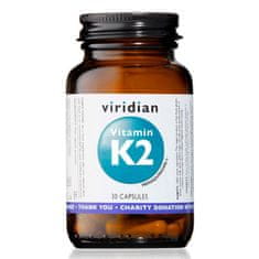 VIRIDIAN nutrition Vitamin K2, 30 kapslí