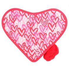 Top Model Penál ve tvaru srdce , Růžový, se vzorem srdcí a flitry, Fergie a Candy | 12260_A