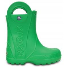 Crocs Holínky zelené 33 EU Handle Rain Boot Kids