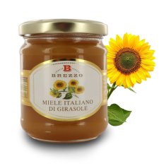 Brezzo Italský med z slunečnicových květů, 250 g