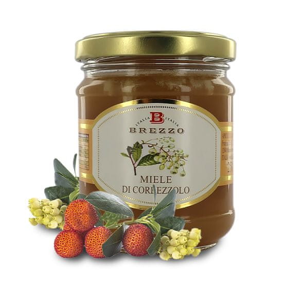 Brezzo Italský med z planikových květů (Miele di Corbezzolo), 250 g