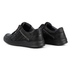 Pánská kožená obuv 297GT černá velikost 45