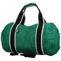 DIANA & CO Trendová koženková cestovní taška Alebom, zelená