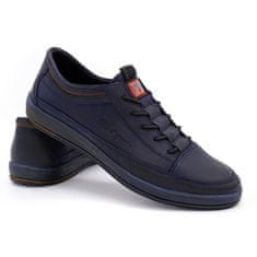 Pánská kožená obuv K22 navy blue velikost 45