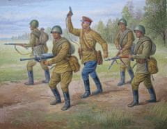 Zvezda figurky sovětská pěchota, 1941-42, Wargames (WWII) 6179, 1/72