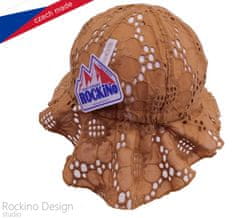 ROCKINO Dívčí letní klobouk vzor 3330 - hnědý, velikost 50