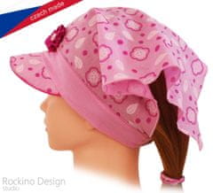 ROCKINO Dívčí letní šátek vzor 3204 - růžový, velikost 50