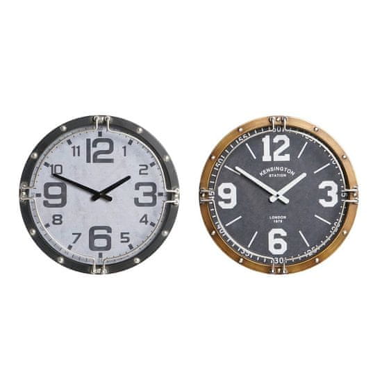 DKD Home Decor nástěnné hodiny, 40,5 x 10 x 40,5 cm