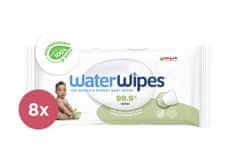 WaterWipes 8x Vlhčené obrousky bez obsahu plastů Soapberry 60 ks ( 480 ks )