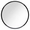 Kulaté zrcadlo černý rám Černá fi 50 cm