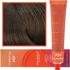 Inebrya Color barvící barva na vlasy, dosáhněte intenzivních a dlouhotrvajících barevných efektů 100ml 6