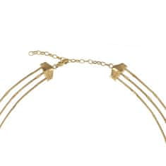 Breil Půvabný pozlacený náhrdelník Sinuous TJ3095