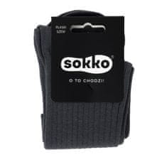 SOKKO 6x dámské ponožky bez tlaku grafitové dlouhé 39-41