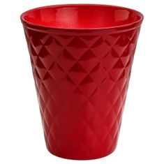 botle Květináč kulatý červená 17 cm keramika Váza Moderní Glamour