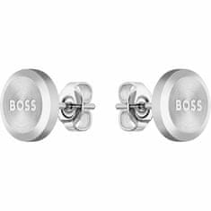 Hugo Boss Minimalistické ocelové náušnice Yann 1580477