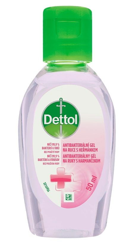 Levně Dettol Antibakteriální gel na ruce s heřmánkem 50 ml