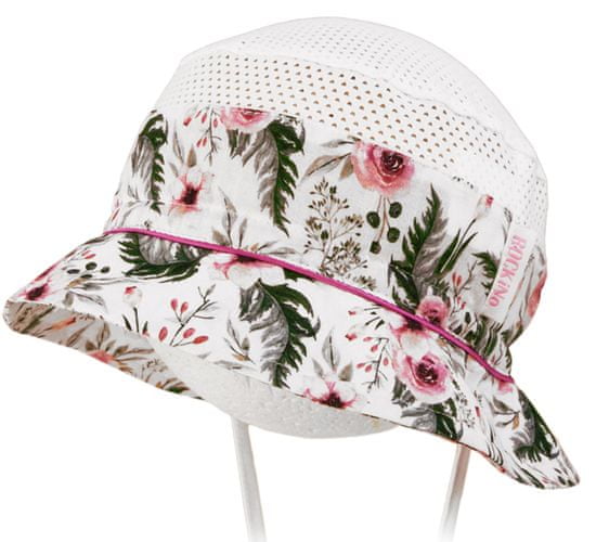 ROCKINO Dívčí letní klobouk vzor 3235 - bílý