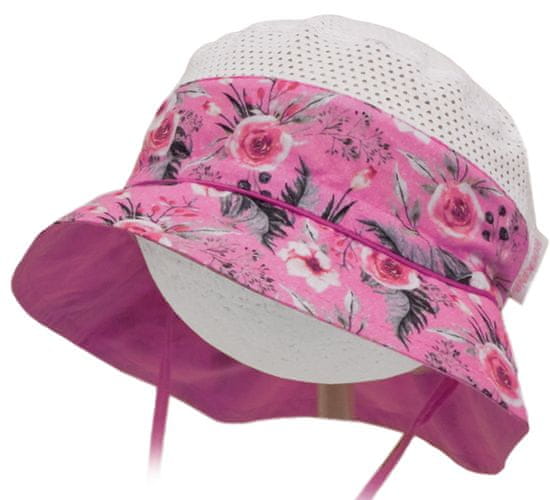ROCKINO Dívčí letní klobouk vzor 3235 - růžový